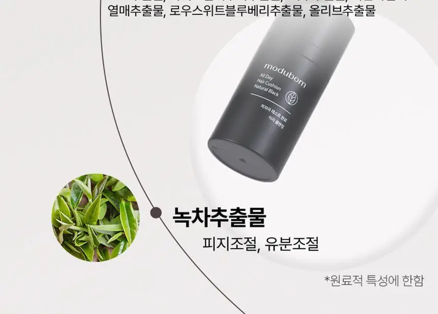 [자연스러운 커버] 모두봄 올데이 헤어쿠션 16g(내추럴블랙, 다크브라운) 상세페이지 21